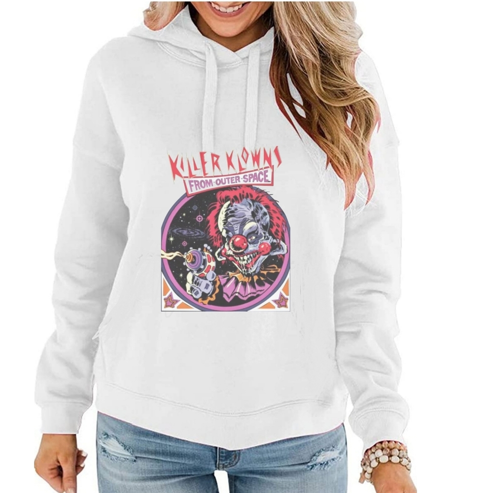 KILLER 🤡 CLOWNS VTG STYLE HOODIE SWEATSHIRT. COZY. Handmade